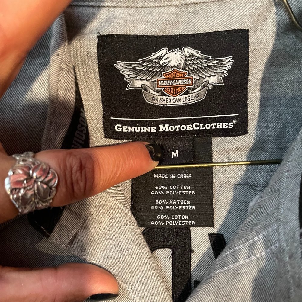 Harley Davidson Button Down - Picture 3 of 4